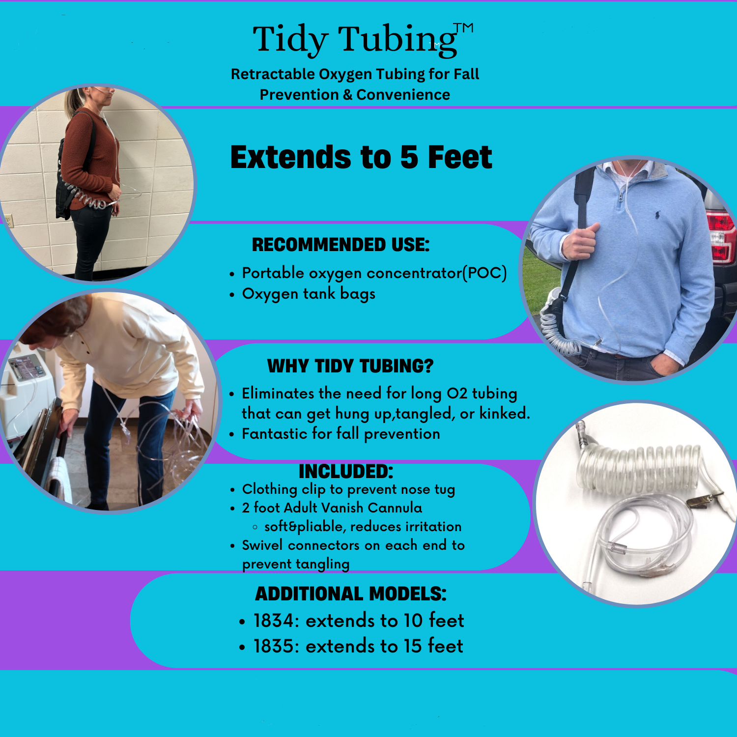 How to keep oxygen tubing from discount tangling