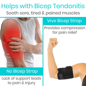 Compression Bicep Strap - Vive Health