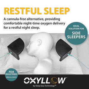 OXYLLOW NIGHT TIME SUPPLEMENTAL OXYGEN SYSTEM- IDEAL FOR SIDE SLEEPERS