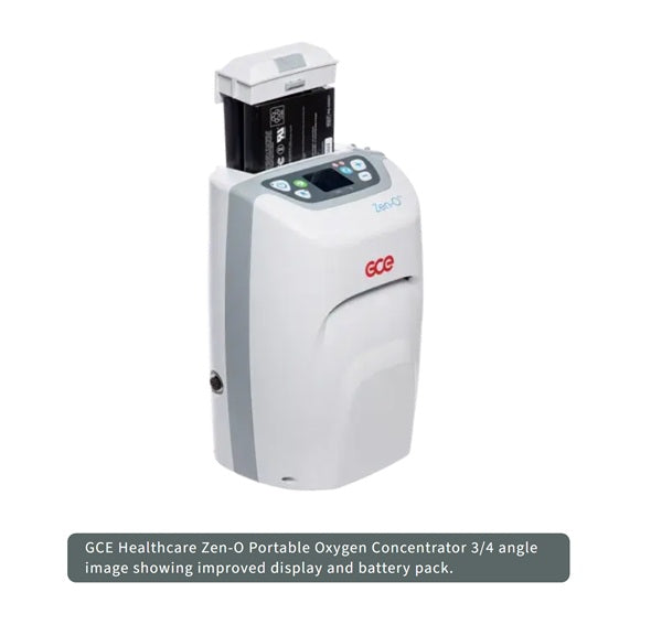 New GCE Zen-O Pulse and Constant Flow Portable Concentrator