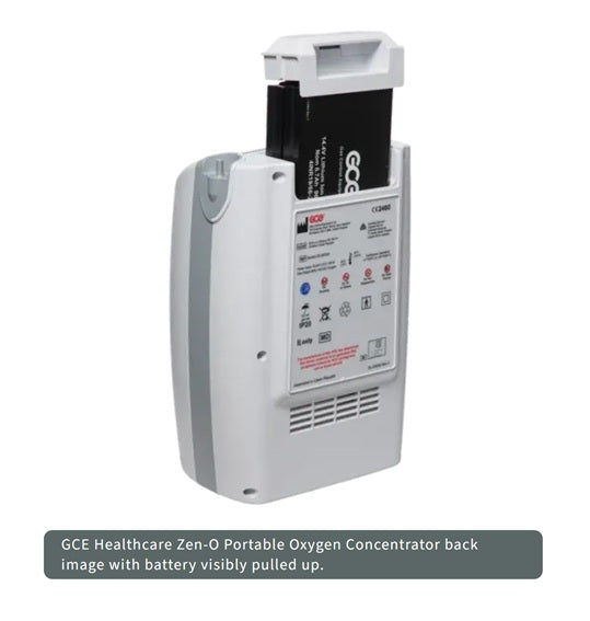 New GCE Zen-O Pulse and Constant Flow Portable Concentrator