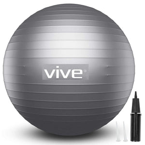 EXERCISE BALL, ANTI-BURST, 19"-22", WITH HAND PUMP