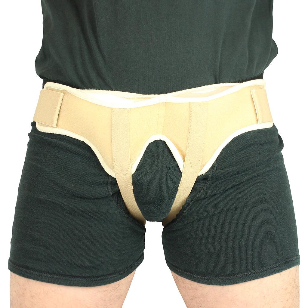 HERNIA BELT, 2 REMOVABLE PADS, SLIM PROFILE