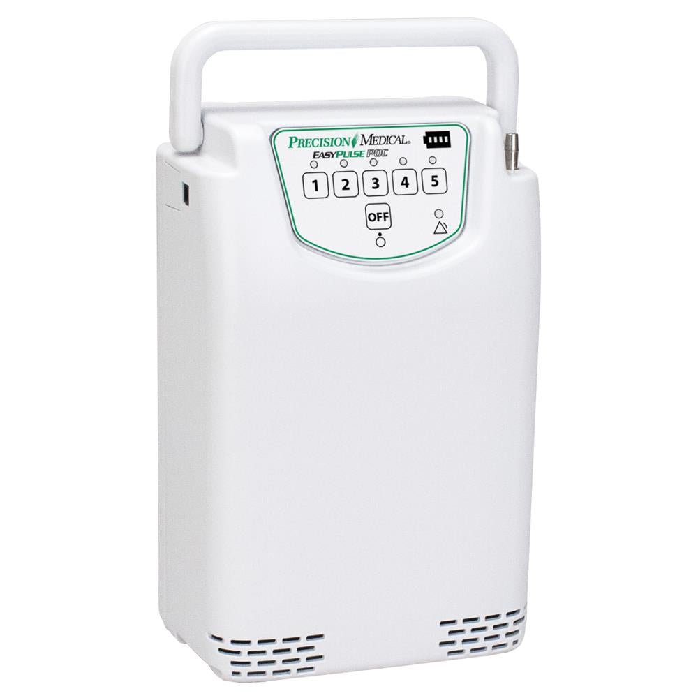 New Precision Medical EasyPulse 5LPM Portable Oxygen Concentrator